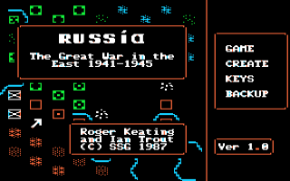Russia War In The East 1941-1945 Title Screen
